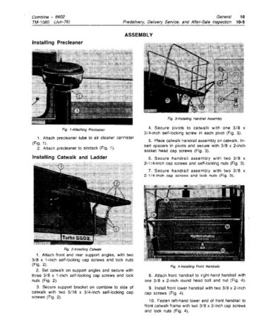 Photo 6 - John Deere 6602 Repair Technical Manual Combine TM1080
