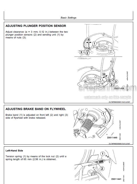 Photo 4 - John Deere 680 690 Multicut Technical Repair Manual Large Square Baler TM4581