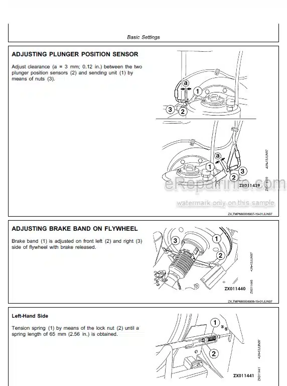 Photo 4 - John Deere 680 690 Multicut Technical Repair Manual Large Square Baler TM4581