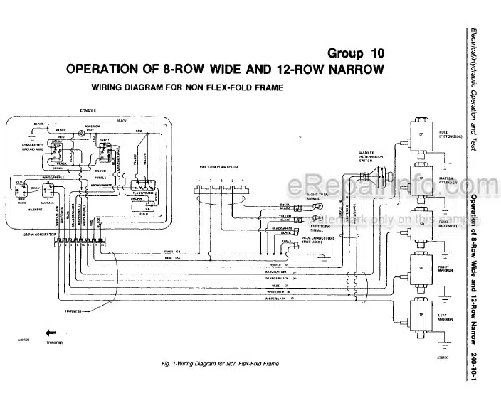Photo 4 - John Deere 7000 Technical Repair Manual Folding Max Emerge Planter TM1211
