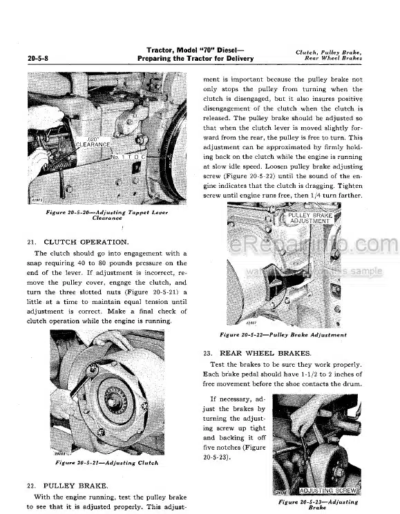 Photo 1 - John Deere 70 Service Manual Diesel Tractor SM2017