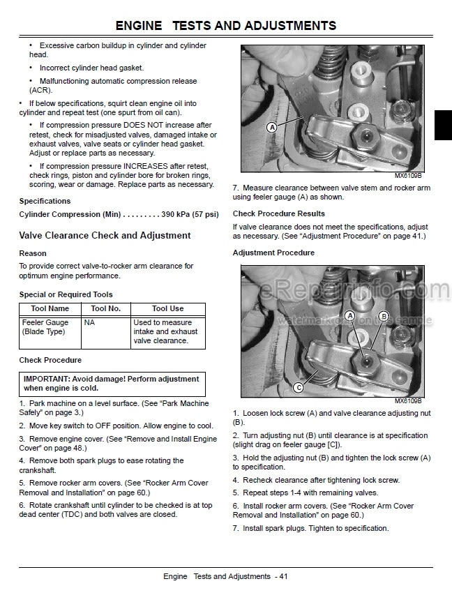 Photo 6 - John Deere 777 797 Technical Repair Manual Max Frame Z-Trak Mower TM2077