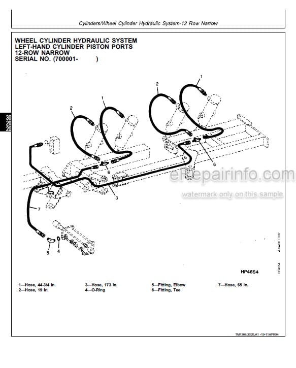 Photo 5 - John Deere 7200 Front Fold Max Emerge Technical Repair Manual Drawn Conservation Planter TM1366