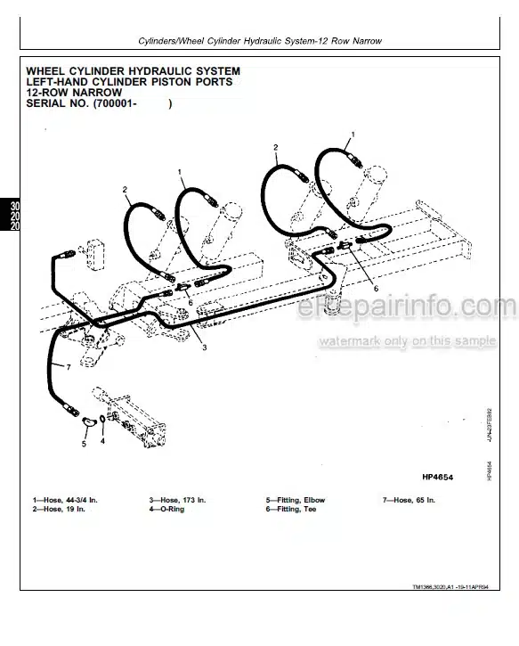 Photo 5 - John Deere 7200 Front Fold Max Emerge Technical Repair Manual Drawn Conservation Planter TM1366