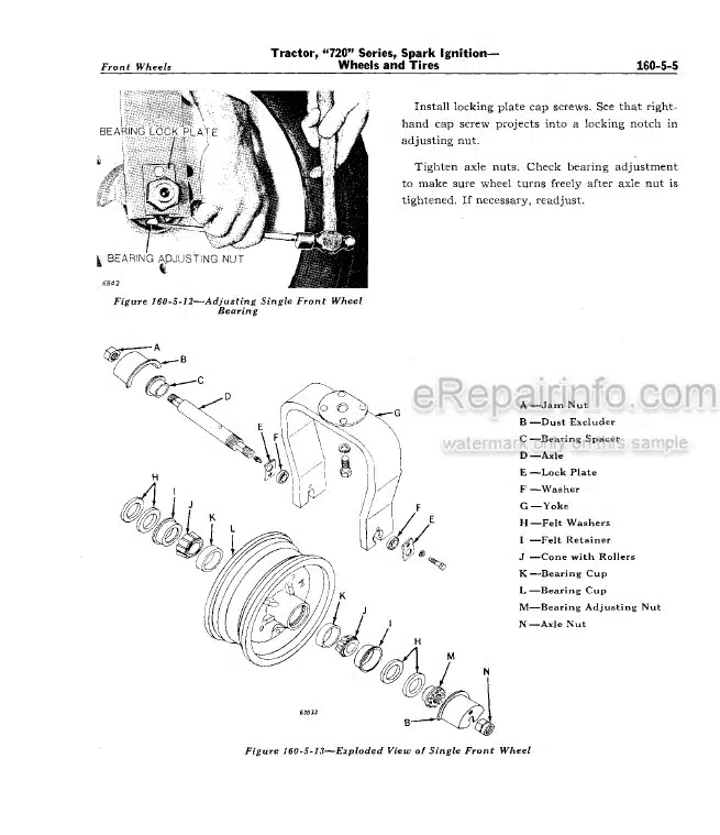 Photo 4 - John Deere 720 Series Service Manual Spark Ignition Tractor SM2025