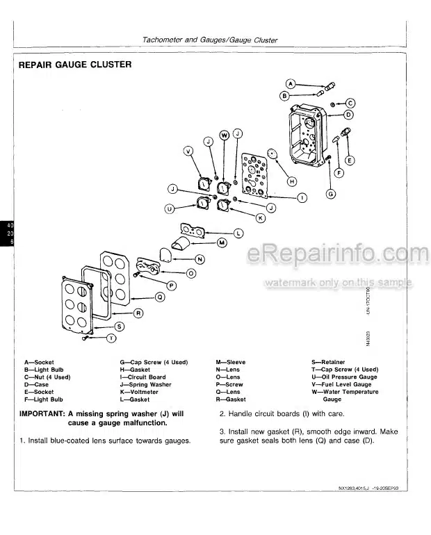 Photo 5 - John Deere 7440 7445 Technical Repair Manual Cotton Stripper TM1282
