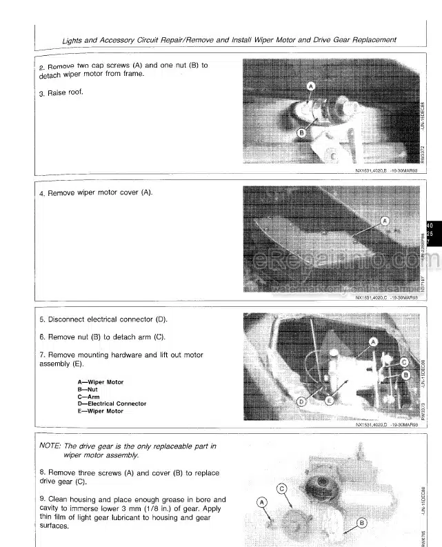 Photo 7 - John Deere 699 Technical Manual Cotton Picker TM1054