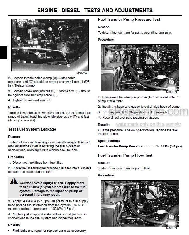 Photo 1 - John Deere 7500 To 8500E Cut Hybrid Technical Repair Manual Lightweight Fairway Mower TM107919