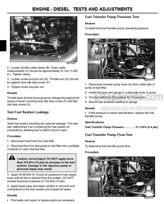 Photo 3 - John Deere 7500 To 8500E Cut Hybrid Technical Repair Manual Lightweight Fairway Mower TM107919