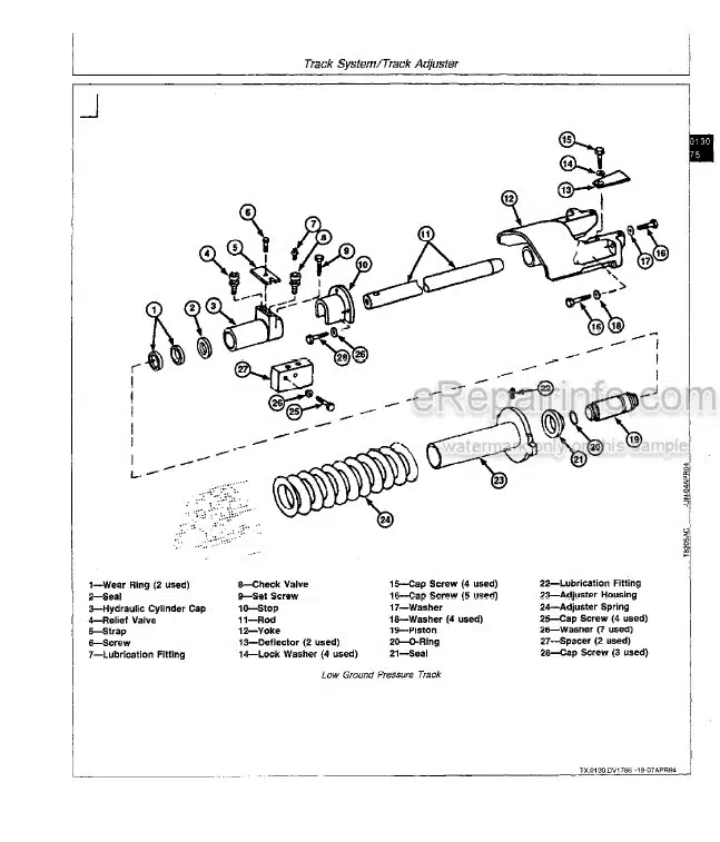 Photo 3 - John Deere 750B 850B Repair Technical Manual Crawler Bulldozer TM1476