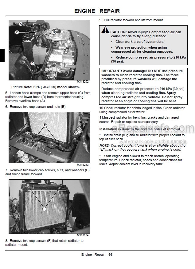 Photo 1 - John Deere 777 797 Technical Repair Manual Max Frame Z-Trak Mower TM2077