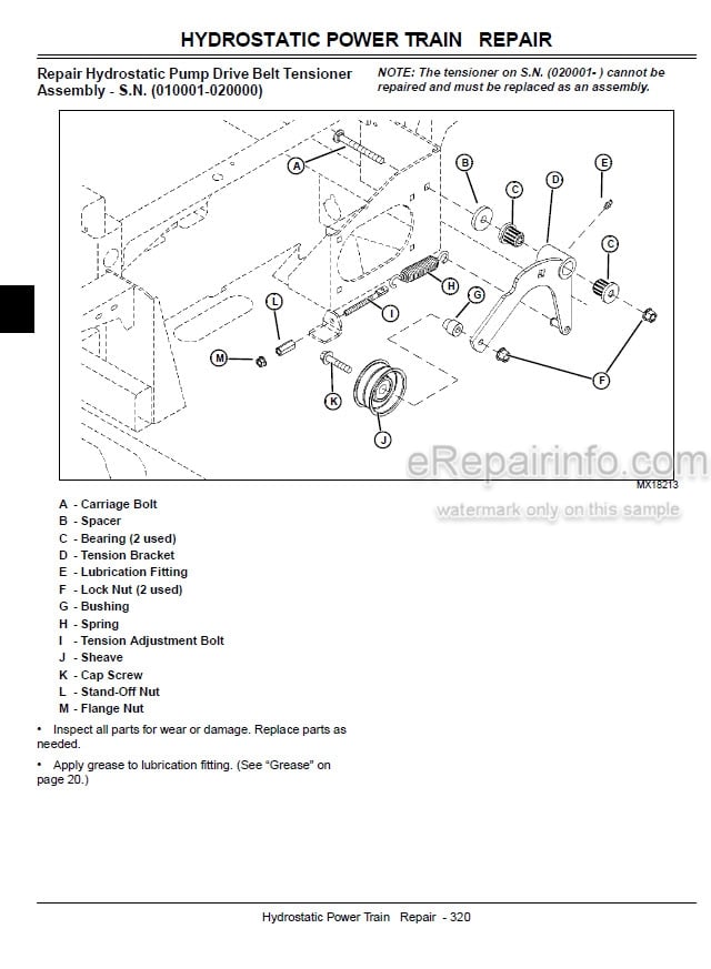 Photo 5 - John Deere 777 797 Technical Repair Manual Max Frame Z-Trak Mower TM2077