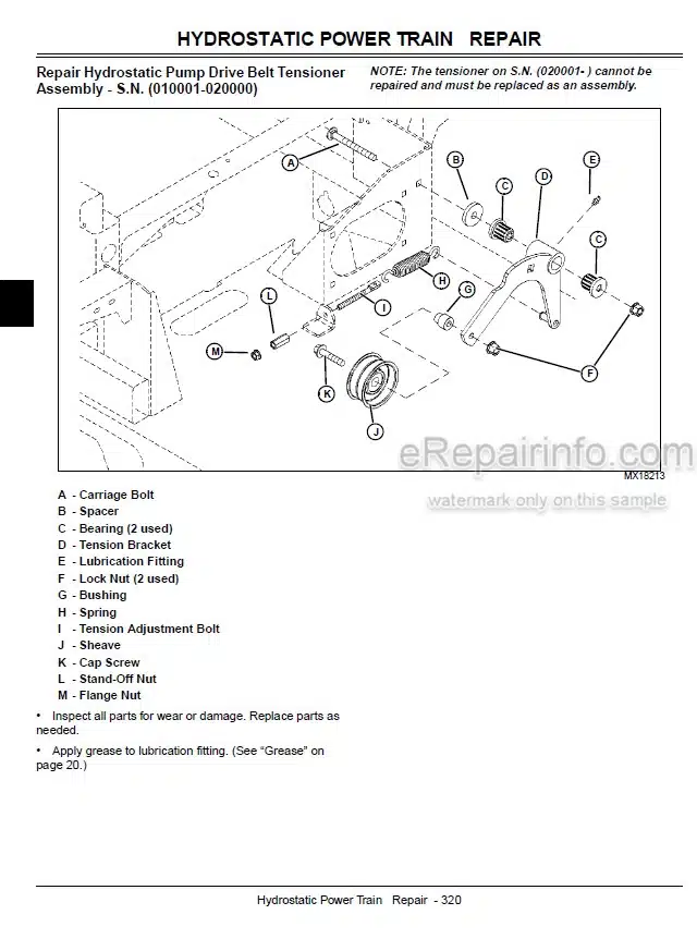 Photo 5 - John Deere 777 797 Technical Repair Manual Max Frame Z-Trak Mower TM2077