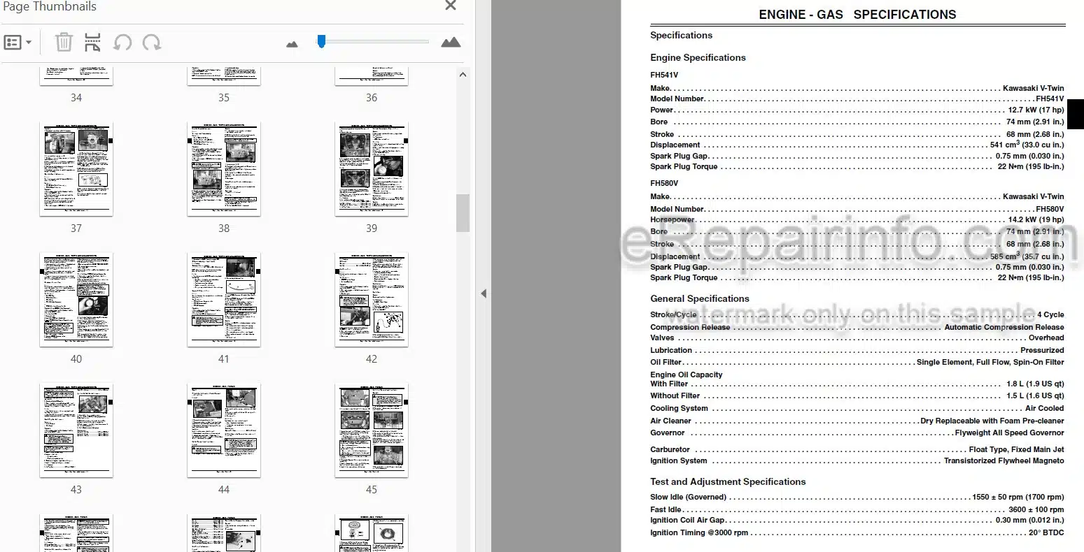 Photo 4 - John Deere 7H17 7H19 Technical Repair Manual Commercial Walk Behind Mower TM2133