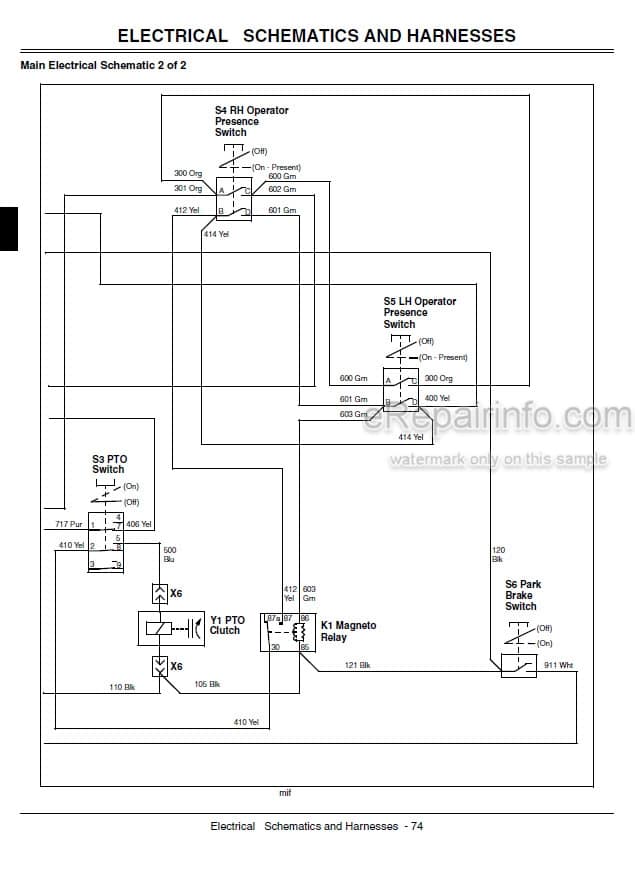 Photo 5 - John Deere 7H17 7H19 Technical Repair Manual Commercial Walk Behind Mower TM2133