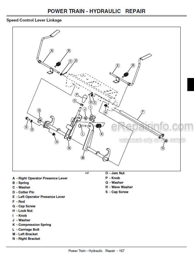 Photo 5 - John Deere 7H17 Export Technical Repair Manual Commercial Walk Behind Mower TM2325