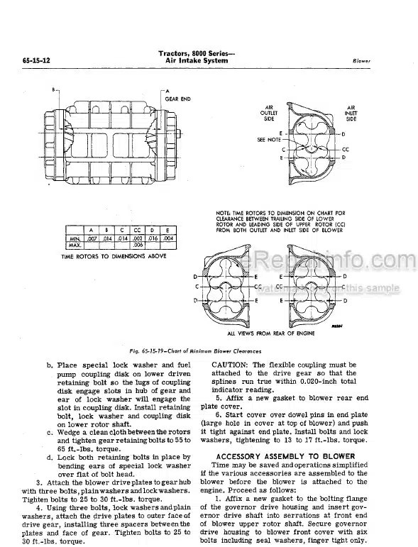 Photo 5 - John Deere 8000 Series 8010 Service Manual Tractor SM2030