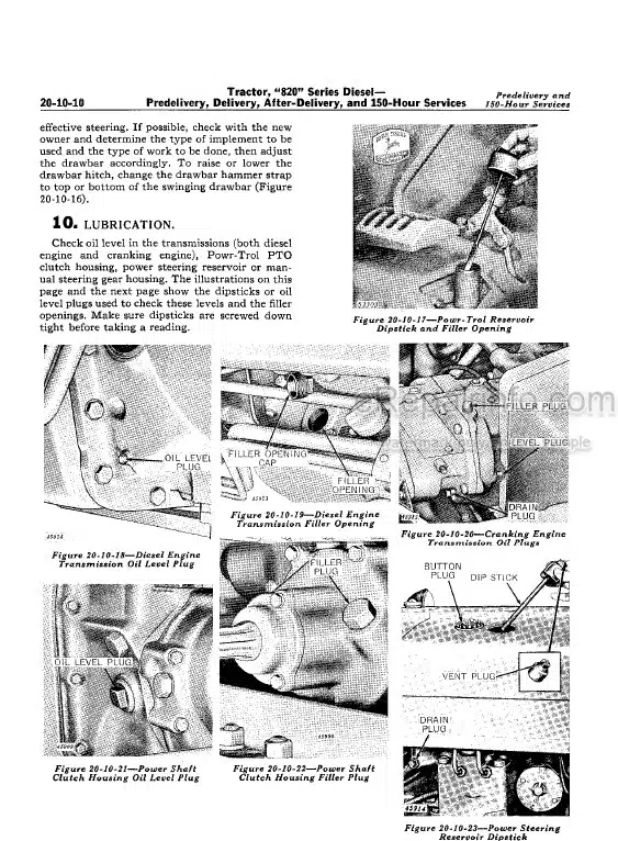 Photo 7 - John Deere 4050 4250 4450 4650 4850 Technical Manual Tractor TM1259