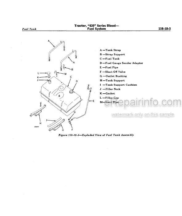Photo 5 - John Deere 820 Series Service Manual Diesel Tractor SM2021