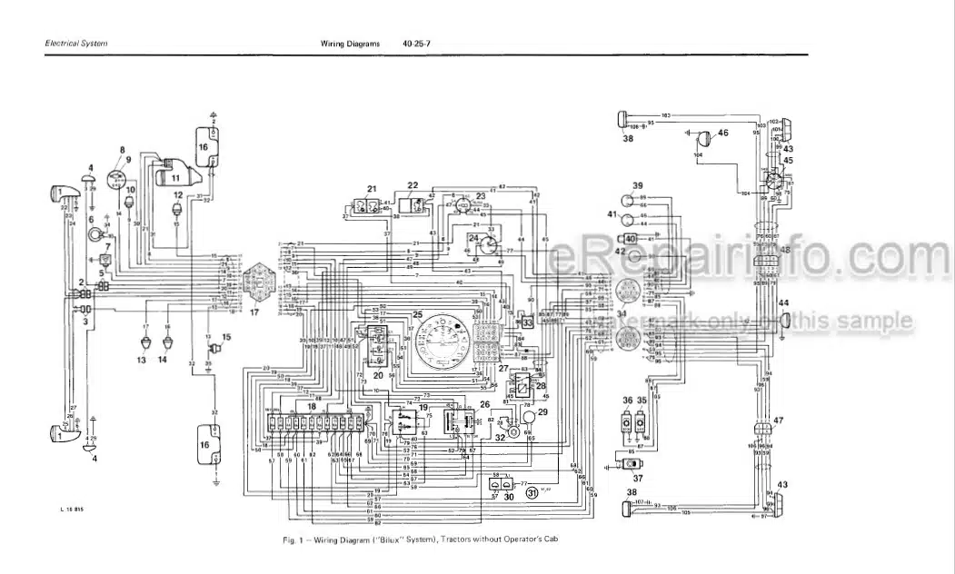 Photo 4 - John Deere 840 940 1040 1140 Technical Manual Tractor TM4353