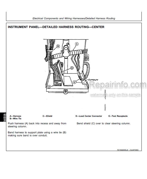 Photo 5 - John Deere 8570 8770 8870 8970 Repair Manual Tractor TM1549