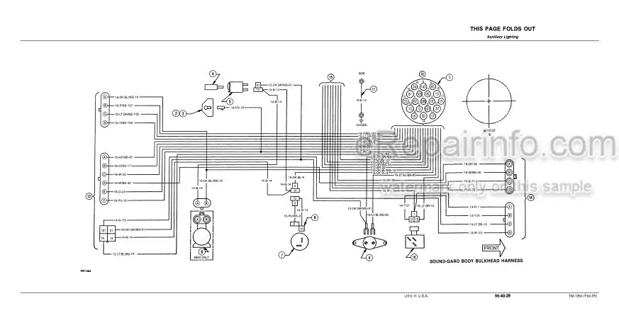 Photo 4 - John Deere 8850 Technical Repair Manual Tractor TM1254