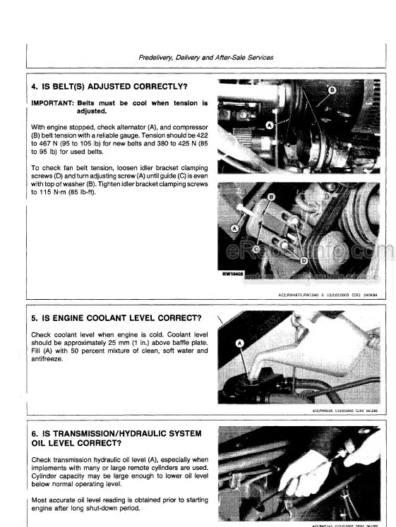 Photo 6 - John Deere E100 E110 E120 E130 E140 E150 E160 E170 E180 Technical Repair Manual Lawn Tractor TM151119