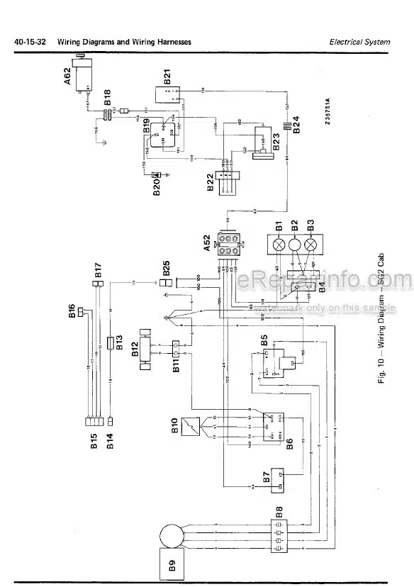 Photo 4 - John Deere 932 To 1085 Hydro 4 Repair Technical Manual Combine TM4387