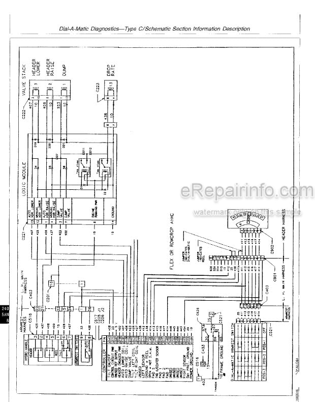 Photo 4 - John Deere 9400 9500 9600 Side Hill Maximizer Diagnostic And Repair Technical Supplement Manual Combine TM1402