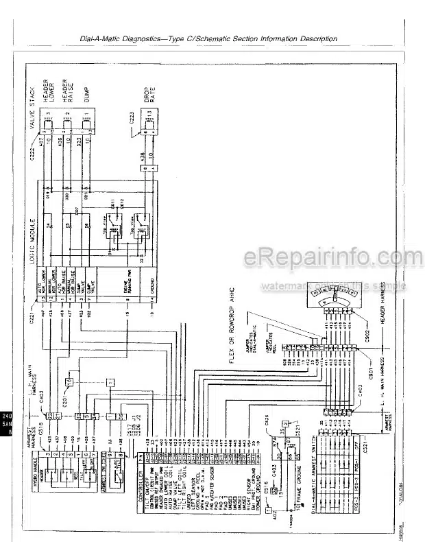 Photo 4 - John Deere 9400 9500 9600 Side Hill Maximizer Diagnostic And Repair Technical Supplement Manual Combine TM1402