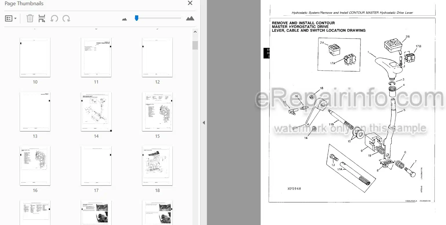 Photo 3 - John Deere 9400 9500 9600 Side Hill Maximizer Diagnostic And Repair Technical Supplement Manual Combine TM1402