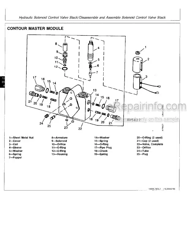 Photo 5 - John Deere 9400 9500 9600 Side Hill Maximizer Diagnostic And Repair Technical Supplement Manual Combine TM1402