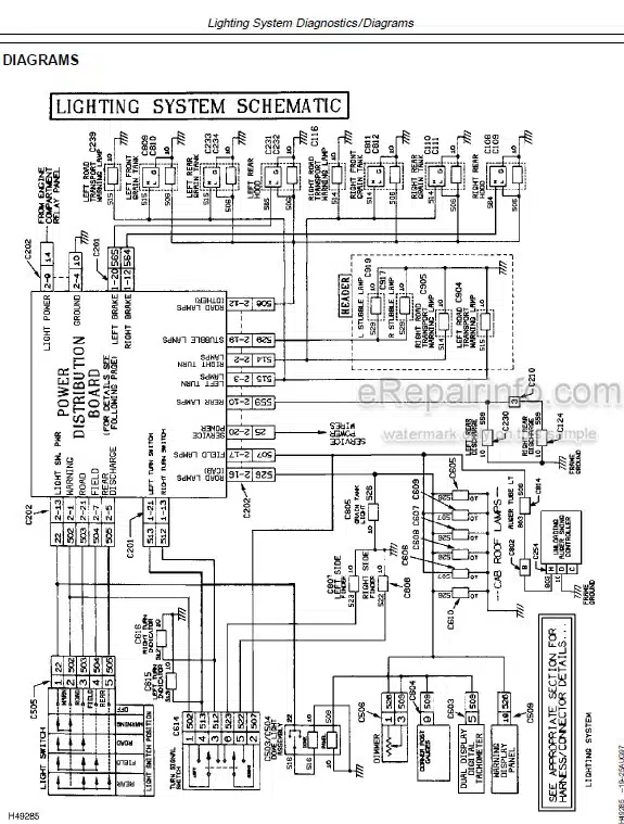 Photo 4 - John Deere 9410 9510 9610 Diagnosis And Tests Technical Manual Combine TM1702