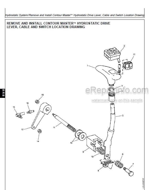 Photo 5 - John Deere 9410 9510 9610 Repair Manual Combine TM1701