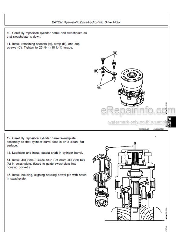 Photo 5 - John Deere 9920 9930 Technical Manual Cotton Picker TM1283