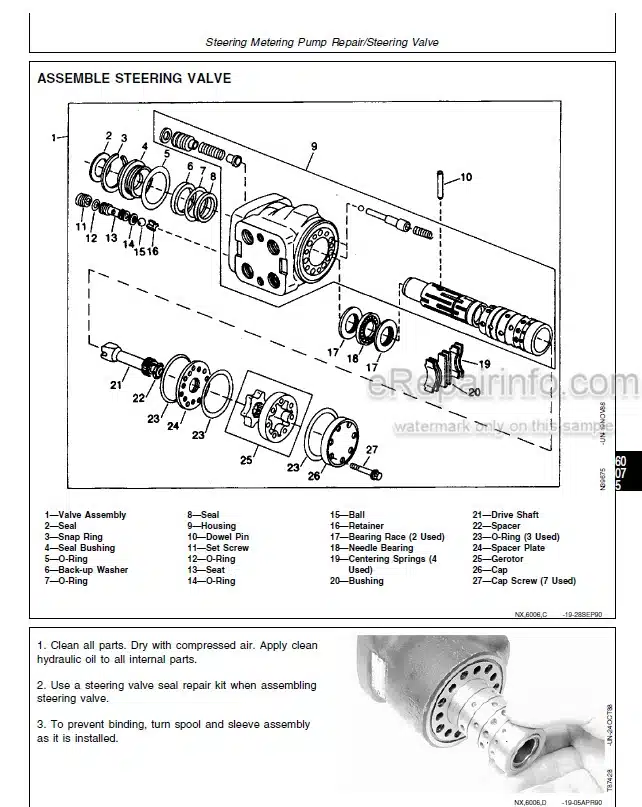 Photo 3 - John Deere 9935 Technical Repair Manual Cotton Picker TM1613