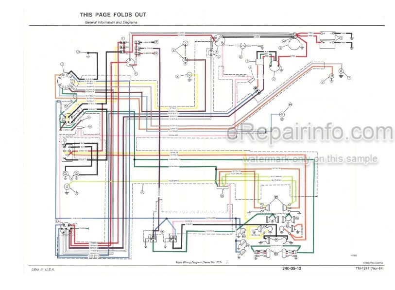 Photo 4 - John Deere 9940 Technical Repair Manual Cotton Picker TM1356