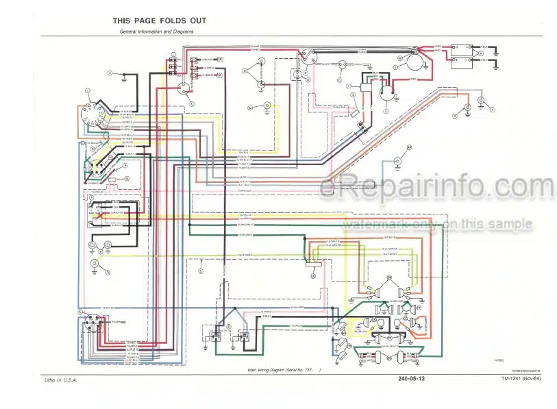 Photo 4 - John Deere 9940 Technical Repair Manual Cotton Picker TM1356