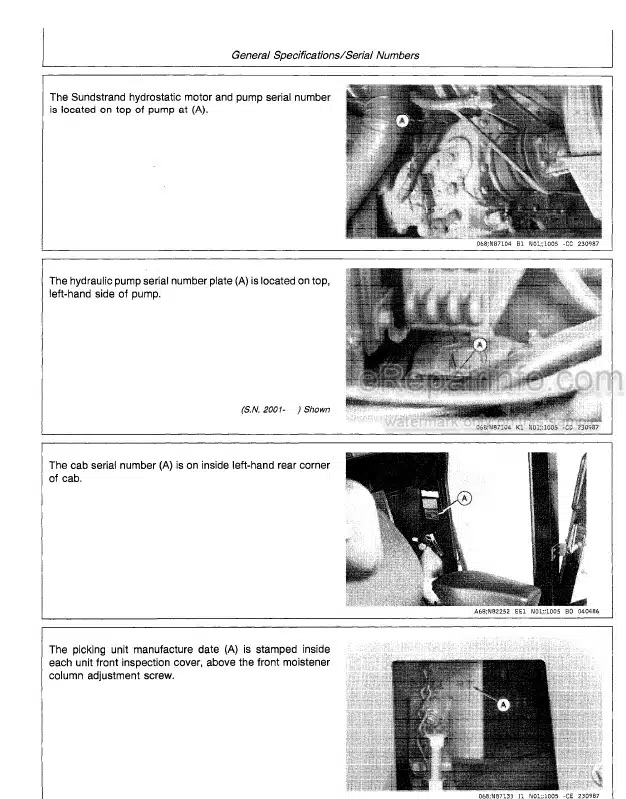 Photo 7 - John Deere Gator Technical Repair Manual Utility Vehicle TM1686