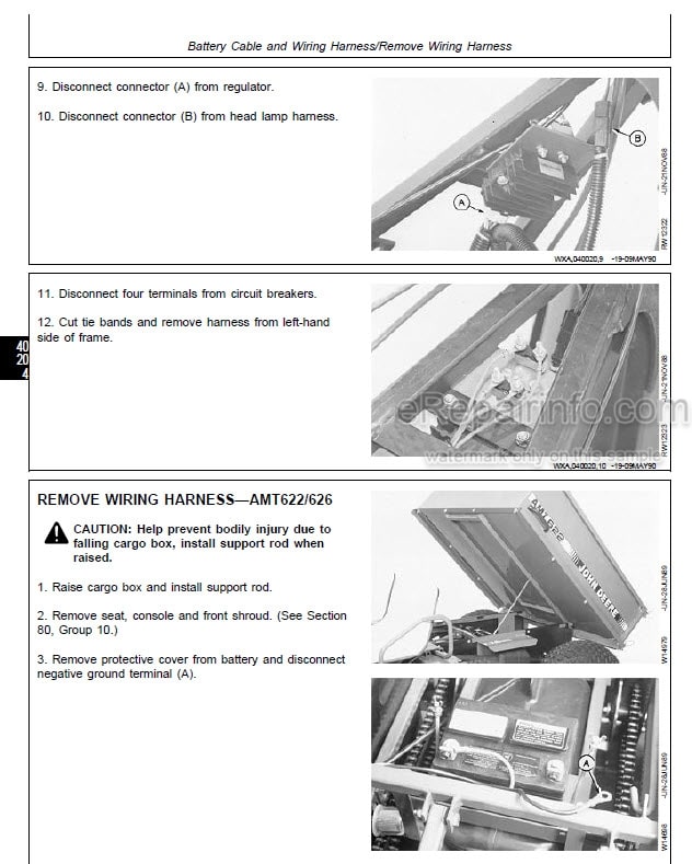 Photo 6 - John Deere BP45LE BP65LE Technical Repair Manual Backpack Blower TM104119