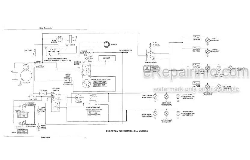 Photo 5 - John Deere AMT600 AMT622 AMT626 Technical Repair Manual All Material Transporter TM1363