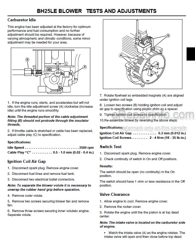 Photo 6 - John Deere 9000 Series Technical Repair Manual Grain Drill TM1174