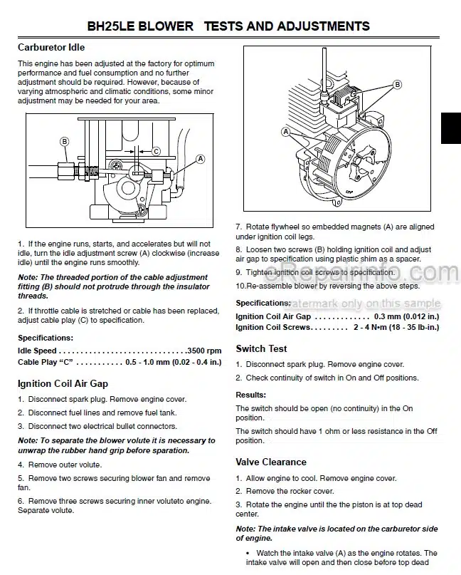 Photo 6 - John Deere 9000 Series Technical Repair Manual Grain Drill TM1174