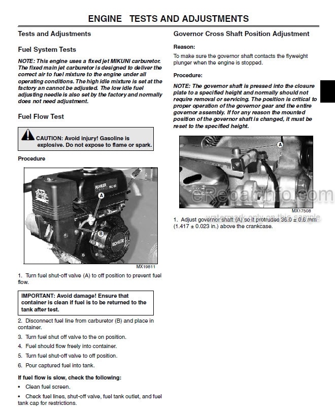 Photo 6 - John Deere F440E F450E Technical Repair Manual Round Baler 5FBD402