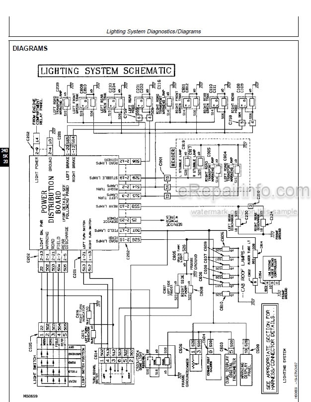 Photo 3 - John Deere CTS II Repair Diagnosis And Tests Technical Manual Combine TM1752
