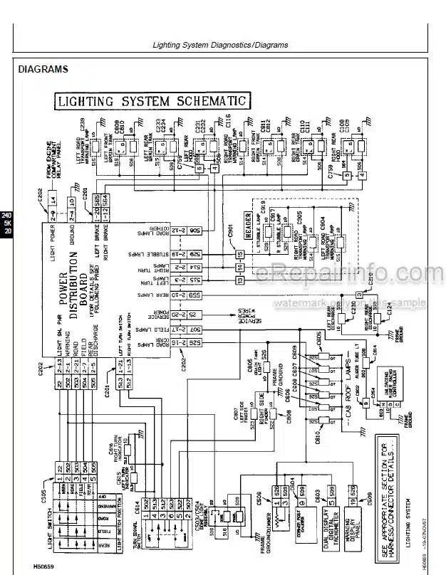 Photo 3 - John Deere CTS II Repair Diagnosis And Tests Technical Manual Combine TM1752