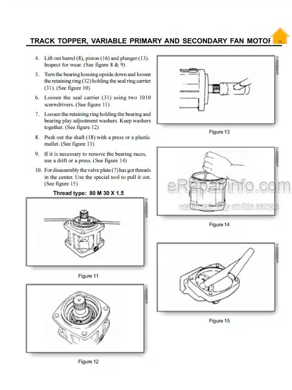 Photo 5 - John Deere Cameco CH2500 Repair Technical Manual Chopper Combine