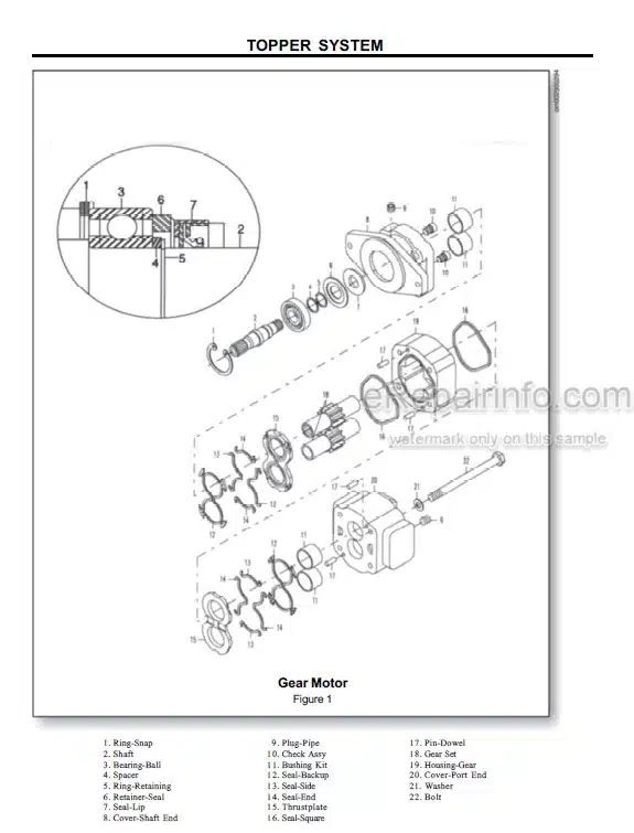 Photo 4 - John Deere Cameco CH3500 Repair Manual Harvester