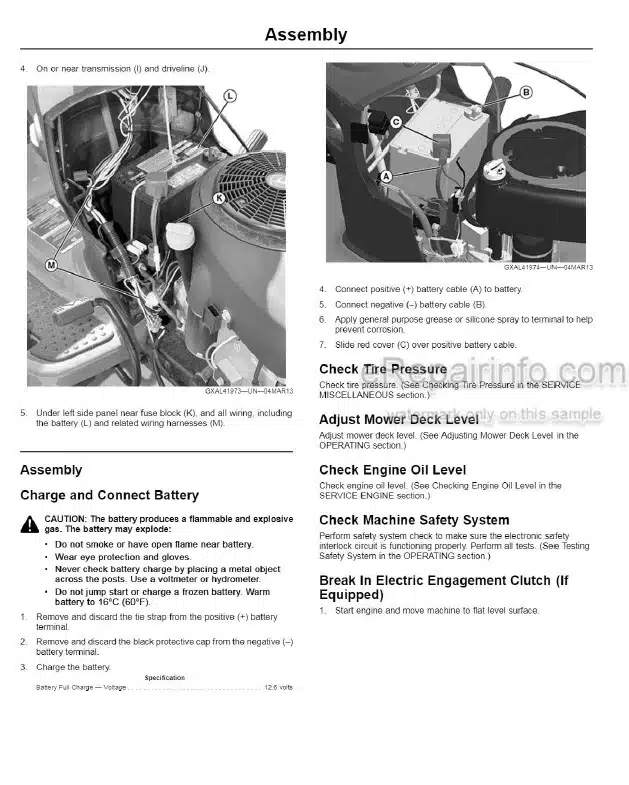 Photo 3 - John Deere D100 Series D105 D110 D125 D130 D140 D155 D160 D170 Operators Manual Tractor OMGX25410