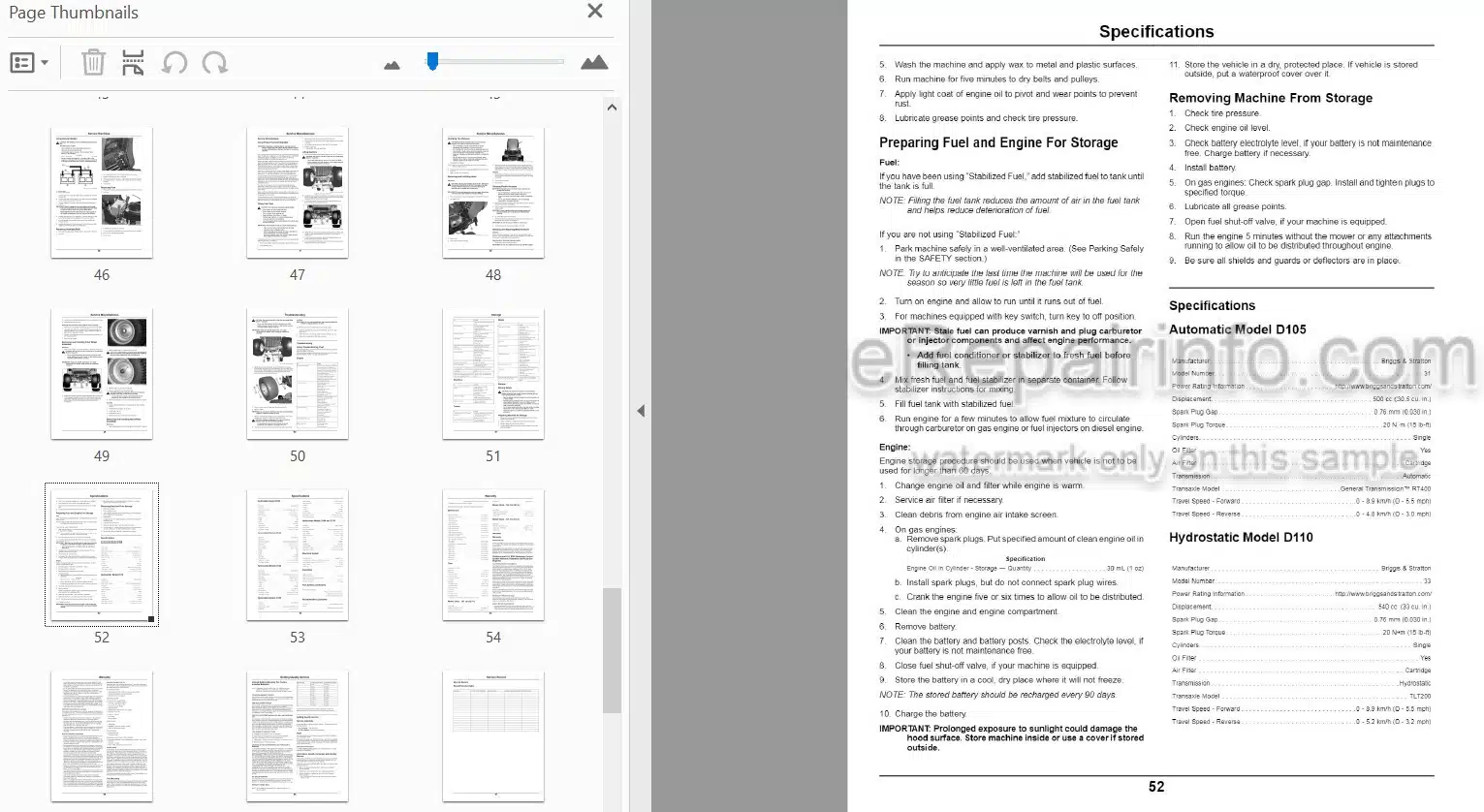 Photo 4 - John Deere D100 Series D105 D110 D125 D130 D140 D155 D160 D170 Operators Manual Tractor OMGX25410